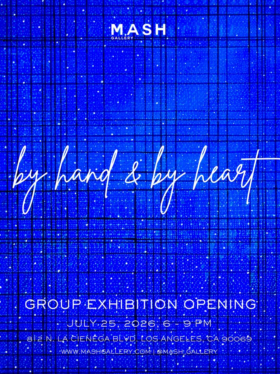 MASH Gallery By Hand and By Heart poster for exhibition